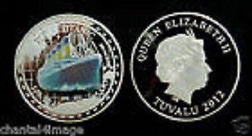 1 oz SILVER PLATED TITANIC COIN