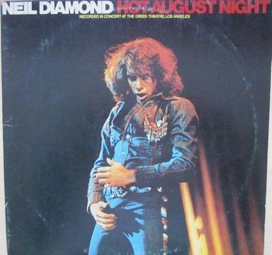 Neil Diamond Vinyl Double LP - Hot August Night