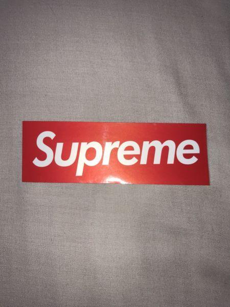 Supreme mini sticker