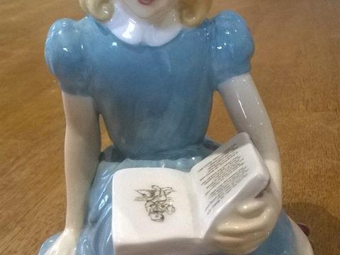 Alice in Wonderland figurine