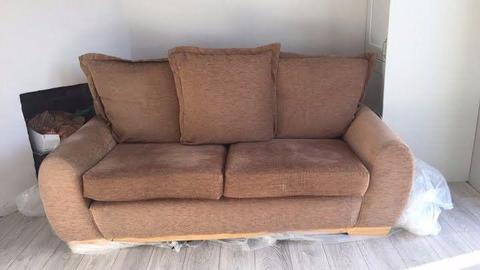 Brown 3 Seater Sofa