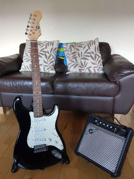 Electric Guitar and Amp Package
