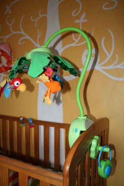 Fisher Price Rainforest Peek-a-Boo Musical mobile
