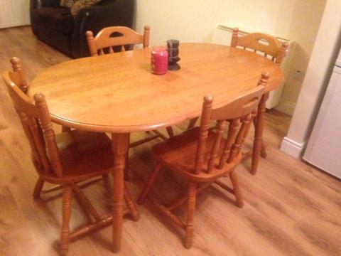 Free Kitchen table 4 chairs / wardrobe / drawers