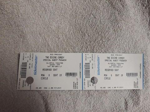 2X The Divine Comedy Tickets