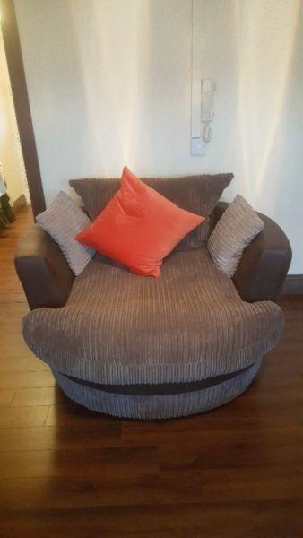 Living room swivel chair