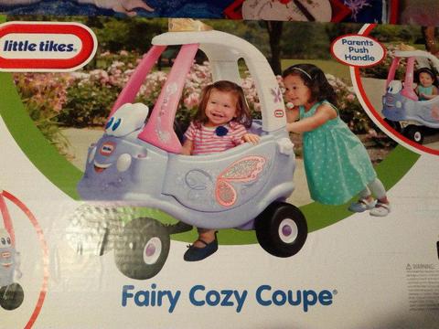 PRICE DROP NEW Princess Fairy Coupe car bike (Christmas - bought in UK online)