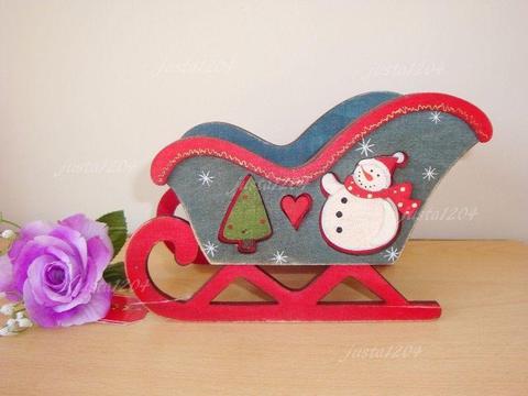 Wooden sleigh small
