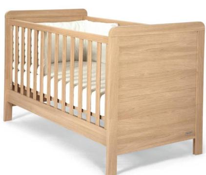 Mamas & Papas Rialto+ Cot/Toddler Bed - Natural Oak