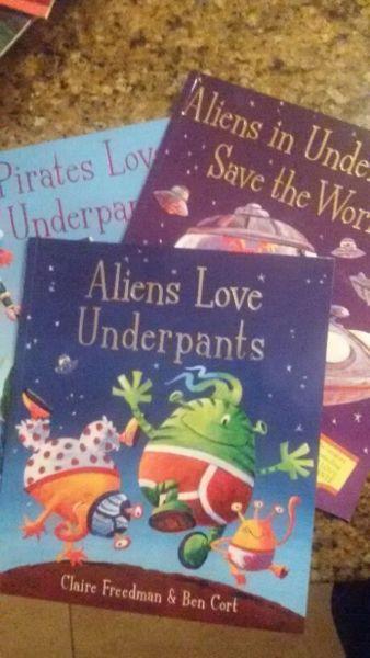 Brand New Aliens Love Underpants books