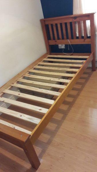 Solid Single Bed Frame