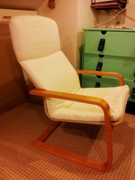 oak armchair