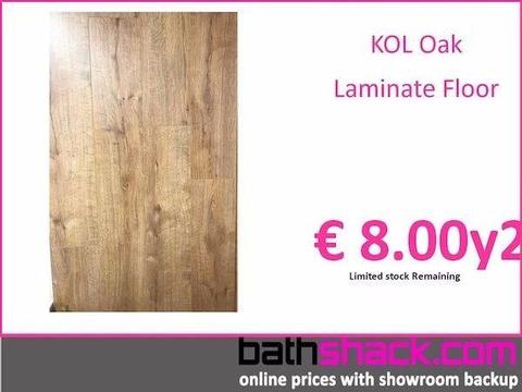 Laminate Flooring @ Bathshack - Kol Oak