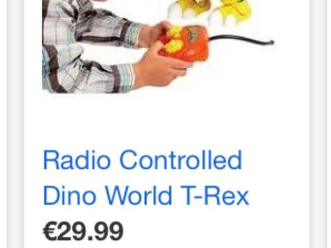 Dinosaur remote control