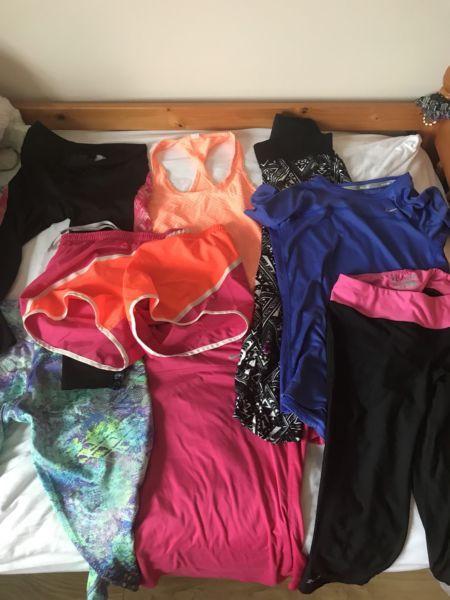 Selection of gym gear