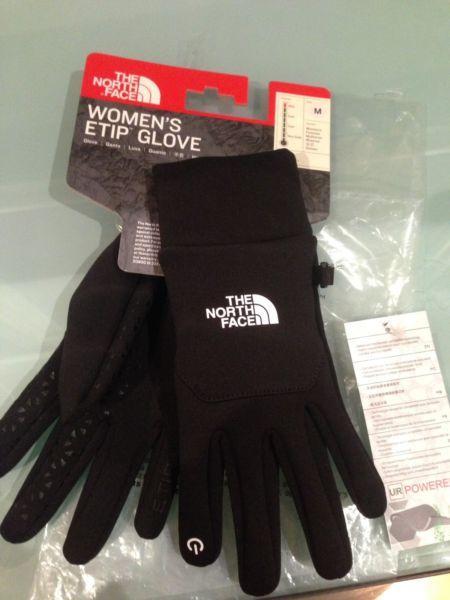 North Face Etip Gloves - BLACK M