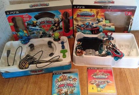 Skylanders Trap team , Superchargers and figures and Ps3 games