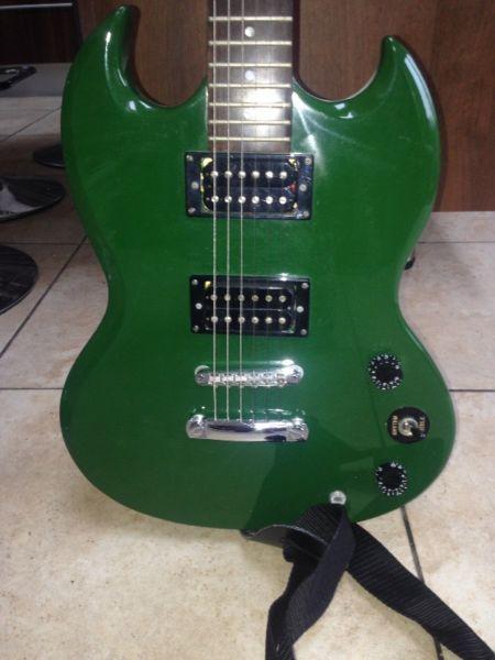 gibson epiphone special sg model with amp