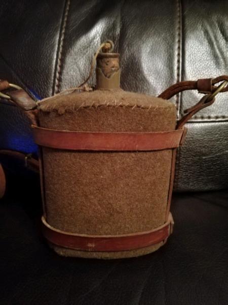 Vintage military canteen