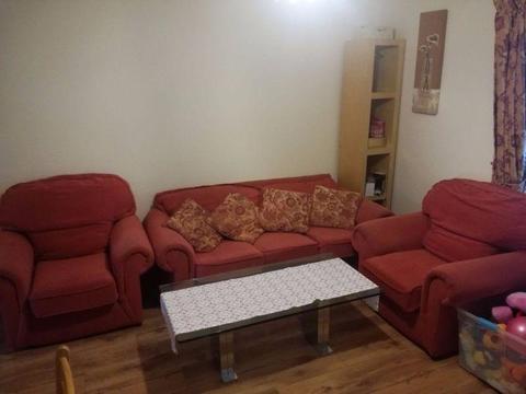 Free sofa and two armchairs