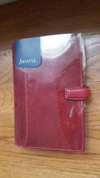 Leather Filofax in original packaging