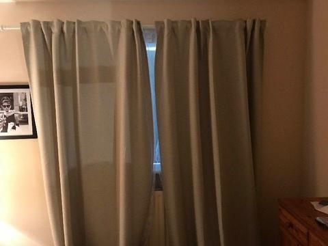 Beige Curtains