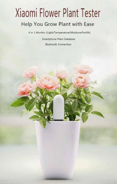 original Xiaomi 4 in 1 flower plant light temperature tester garden soil moisture nutrient monitor