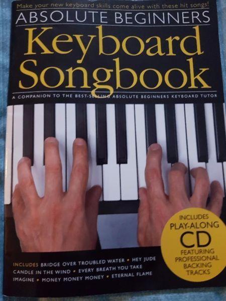 Absolute Beginners -Keyboard Songbook Book and CD