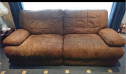 Free large reclining sofa