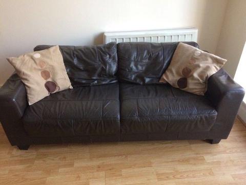 Two seater and three seater sofa for sale, both for 100, will consider selling separately