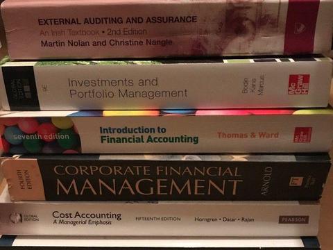Accounting and Finance Books for Sale