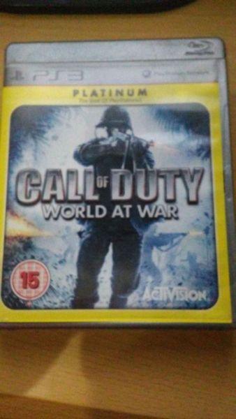 Call of Duty: World at War (Platinum Edition) (PS3)