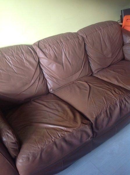 Free 3 Seater Leather Sofa