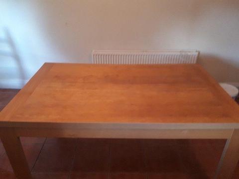 Solid wood table - excellent condition