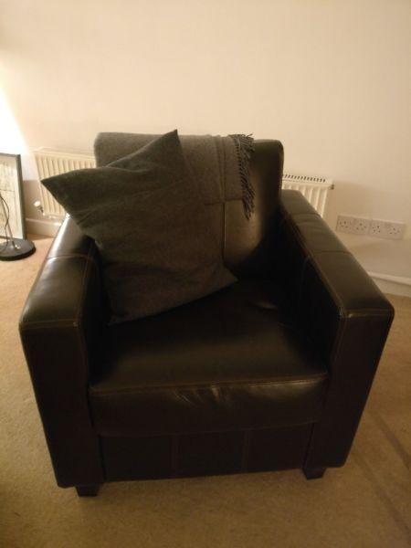 Leather arm chair for sale
