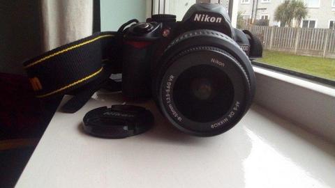 Nikon D3100 DSLR Camera Great Condition