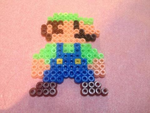 Pixel Art Luigi Model Nintendo
