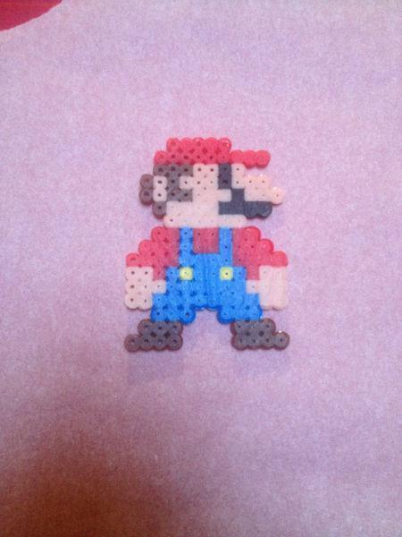 Pixel Art Mario Model Nintendo