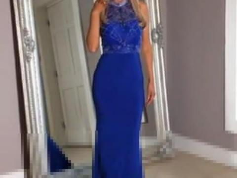 Royal blue Caris closet dress