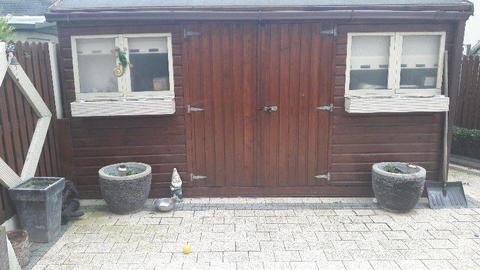 16 ft x 10 ft garden shed
