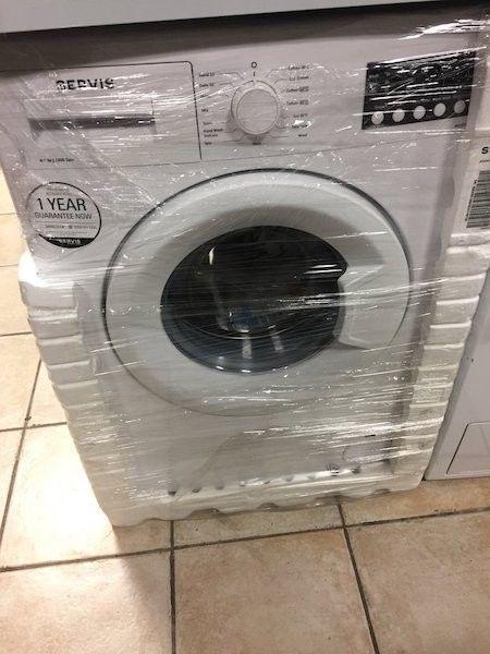 Service 6kg washing machine white in fully working condition Brand new