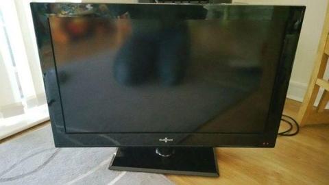 used As New 32'' Blue diamond Full HD LCD TV for sale. Excellent condition. With built-in Freeview