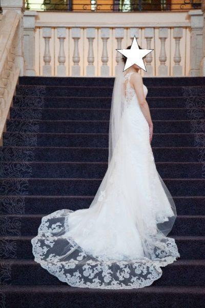Kenneth Winston designer wedding dress