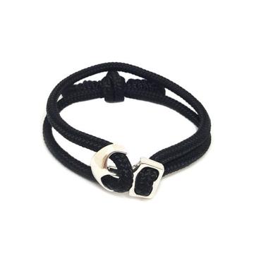 Bran Marion Black Nautical Bracelet