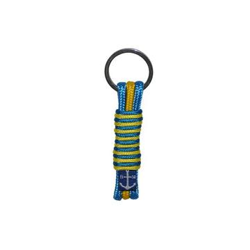 Bran Marion Blue and Yellow Handmade Lariat Keychain