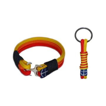 Bran Marion Rainbow Nautical Bracelet and Keychai