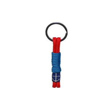 Bran Marion Red and Blue Handmade Rope Keychain