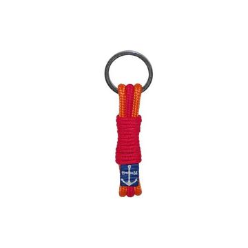 Bran Marion Red and Orange Handmade Cord Keychain