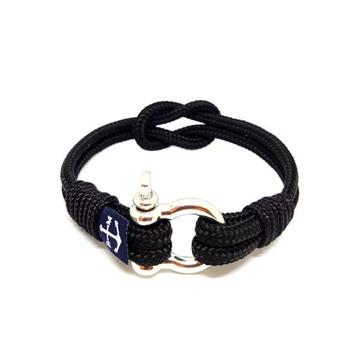 Black Nautical Bracelet by Bran Marion