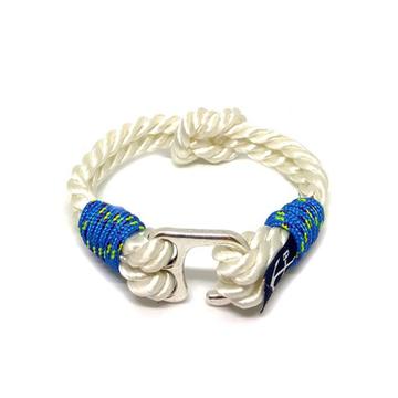 Blue and White Nautical Bracelet by Bran Marion